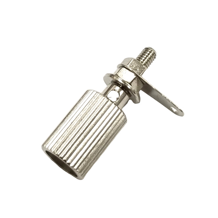 T-10, Sato Parts 9.0mm Diameter Chrome Banana Binding Post for 26-16AWG Wire