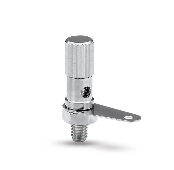 T-15, Sato Parts 5.0mm Diameter Chrome Binding Post for 26-16AWG Wire