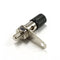 T-16-B, Sato Parts 5.0mm Diameter Black Knob Binding Post for 26-16AWG Wire