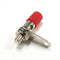 T-16-R, Sato Parts 5.0mm Diameter Red Knob Binding Post for 26-16AWG Wire