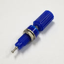 T-3025-BL, Sato Parts Blue Female Banana & Wire Binding Post