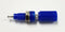 T-3025-BL, Sato Parts Blue Female Banana & Wire Binding Post