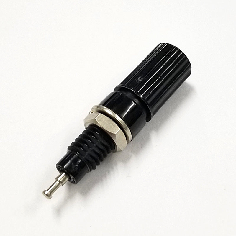 T-3025-B, Sato Parts Black Female Banana & Wire Binding Post