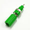 T-3025-G, Sato Parts Green Female Banana & Wire Binding Post