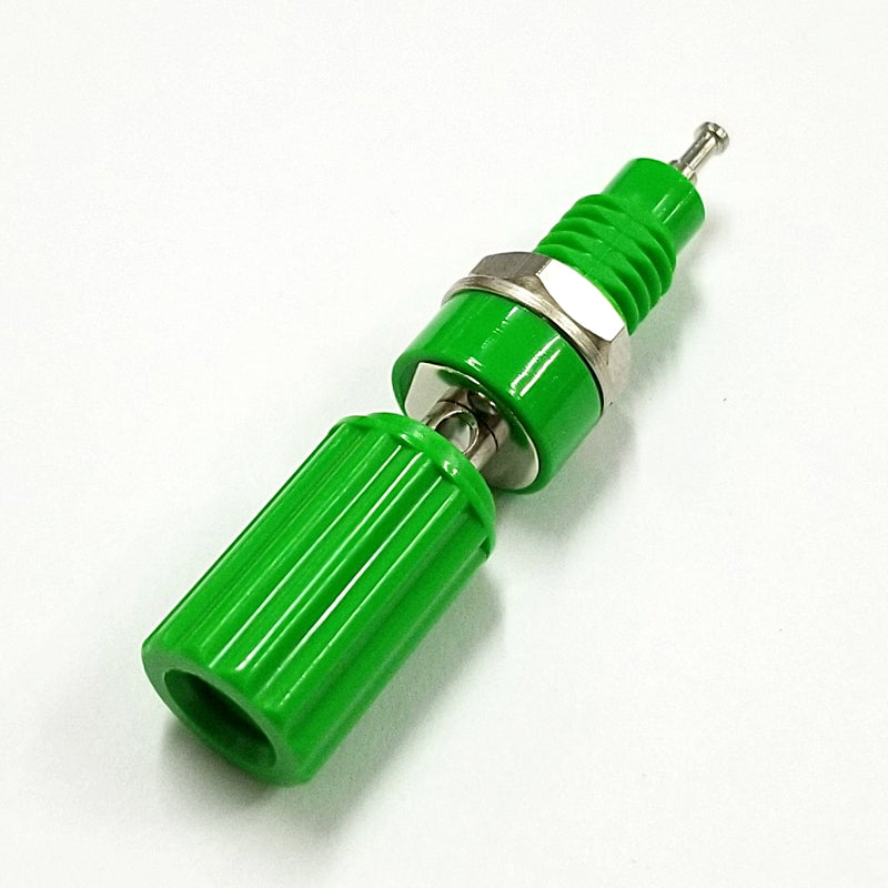 T-3025-G, Sato Parts Green Female Banana & Wire Binding Post