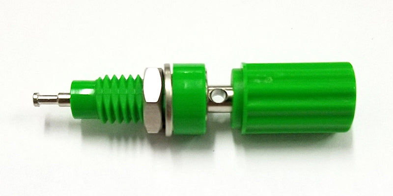 T-3025-G, Sato Parts Green Female Banana & Wire Binding Post