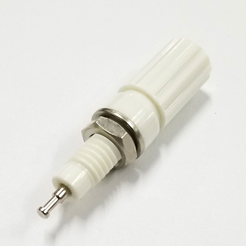 T-3025-W, Sato Parts White Female Banana & Wire Binding Post
