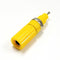 T-3025-Y, Sato Parts Yellow Female Banana & Wire Binding Post