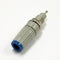 T-45-BL, Sato Parts Grey with Blue Tip Female Banana & Wire Binding Post