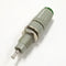T-45-G, Sato Parts Grey with Green Tip Female Banana & Wire Binding Post