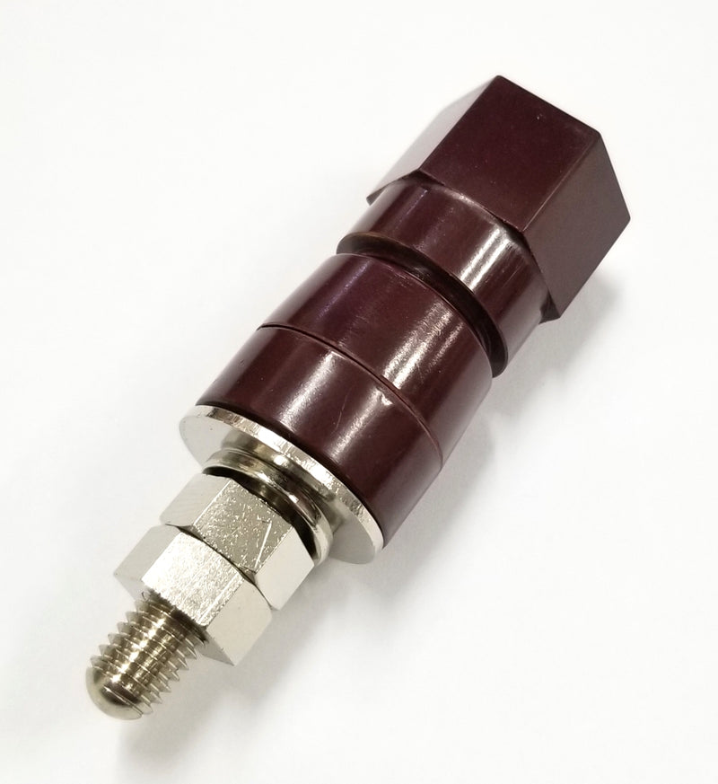 T-9-R, Sato Parts 25.0mm Diameter Extra Large Red Binding Post ~ 50 Amp