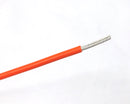 25' 10AWG ORANGE Hi Temp PTFE Insulated Silver Plated 600 Volt Hook-Up Wire