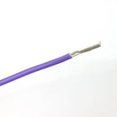 25' 14AWG VIOLET Hi Temp PTFE Insulated Silver Plated 600 Volt Hook-Up Wire