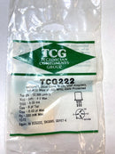 TCG222, 6mA to 30mA @ 30V VHF RF/IF N Channel MOSFET Transistor ~ TO-72 (ECG222)