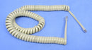 TEC25MIV, Philmore Ivory 14 Foot RJ22 (4P4C) Coiled Handset Telephone Cord