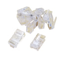 MV7266 MVO, 8 Conductor RJ45 (8P8C) Male Modular Crimp Plugs ~ 100 Pack