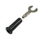 TJ-1097-B, Sato Parts BLACK Large Spade Connector, Solder Type 16AWG Max