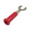 TJ-1097-R, Sato Parts RED Large Spade Connector, Solder Type 16AWG Max