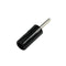 Sato Parts # TJ-2-P-B, Black Pin Tip Plug ~ Solder Type, 18AWG Max.