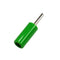 Sato Parts # TJ-2-P-G, Green Pin Tip Plug ~ Solder Type, 18AWG Max.