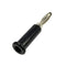 TJ-560-B, Sato Parts Black Male Banana Plug ~ Solder Type, 16AWG Max.