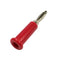 TJ-560-R, Sato Parts Red Male Banana Plug ~Solder Type, 16AWG Max.