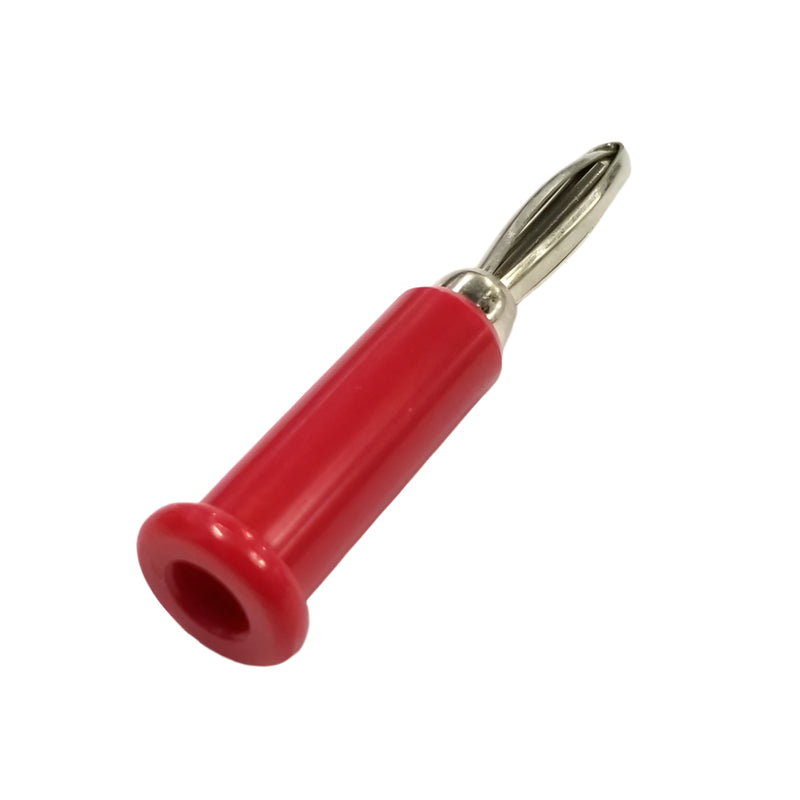 TJ-560-R, Sato Parts Red Male Banana Plug ~Solder Type, 16AWG Max.