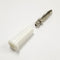 TJ-560-W, Sato Parts White Male Banana Plug ~Solder Type, 16AWG Max.