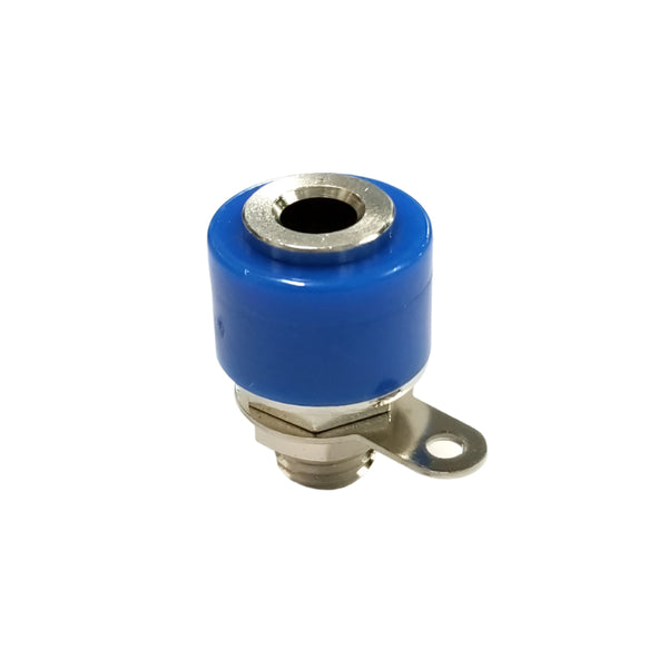 TJ-563-BL, Sato Parts Blue Female Banana Jack, Panel Mount