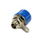 TJ-563-BL, Sato Parts Blue Female Banana Jack, Panel Mount