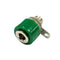 TJ-563-G, Sato Parts Green Female Banana Jack, Panel Mount
