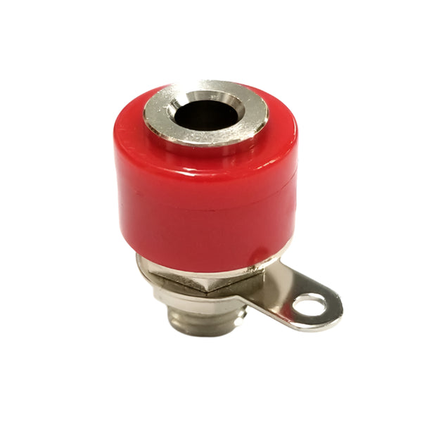 TJ-563-R, Sato Parts Red Female Banana Jack, Panel Mount
