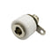 TJ-563-W, Sato Parts White Female Banana Jack, Panel Mount