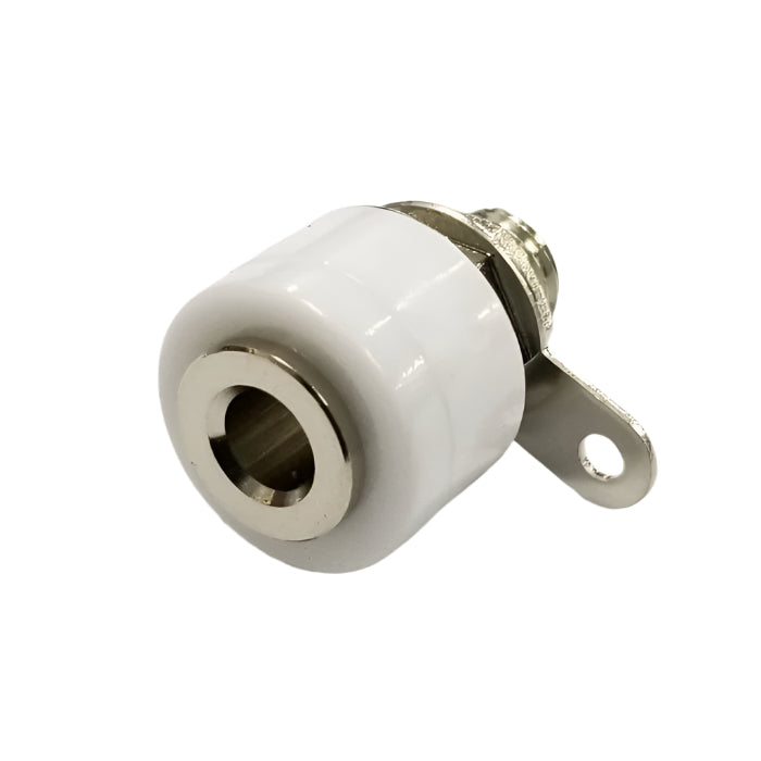 TJ-563-W, Sato Parts White Female Banana Jack, Panel Mount