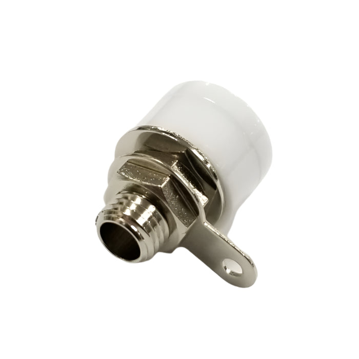 TJ-563-W, Sato Parts White Female Banana Jack, Panel Mount