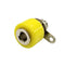 TJ-563-Y, Sato Parts Yellow Female Banana Jack, Panel Mount