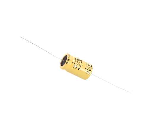TN221M1V-1322, LELON 220uF 35V Axial Electrolytic Non-Polar Capacitors 200 Pack