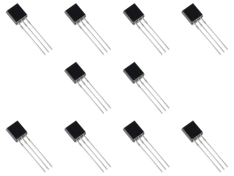 NTE159-10, 10 Pack of NTE159 1A@80V PNP Silicon Transistors ~ TO-92 (ECG159-10)