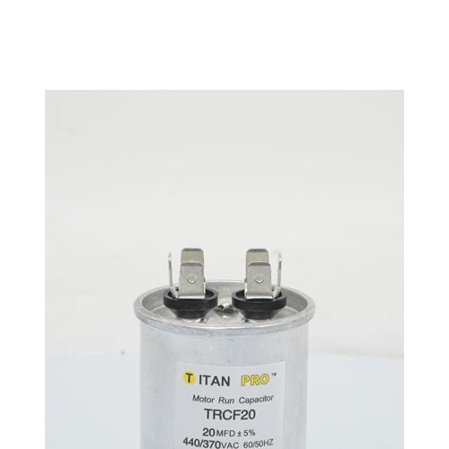 Titan Pro TRCF20, 20uF @ 440/370V AC, Motor Run Capacitor (MRC440V20)