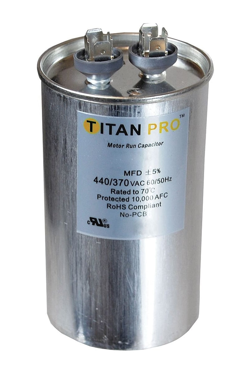 Titan Pro TRCF50, 50uF @ 440/370V AC, Motor Run Capacitor (MRRC440V50)