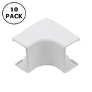 HellermannTyton TSR2W-33-10, 1-1/4" White Internal Corner Cover (250-02335) 10PK
