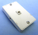 TWP58V, Philmore RJ11 (6P4C) Wall Outlet Plate for Phone Mounting w/ Side Jacks