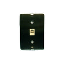 TWP69, Philmore Stainless Steel RJ11 (6P4C) Wall Plate with Phone Mounting Studs