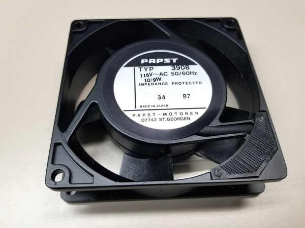 TYP 3908 (TYP3908), EBM-PAPST 92mm x 92MM X 25mm 115V AC Cooling Fan
