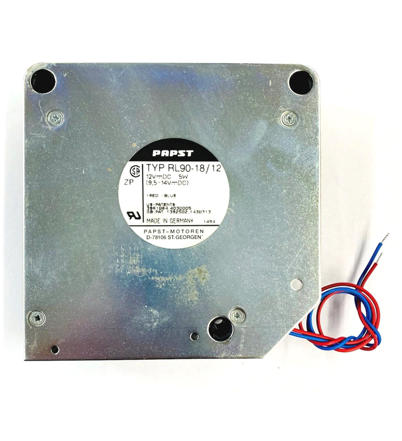 RL90-18/12, Papst 121.0mm x 121mm x 37mm 12V DC Blower Fan ~ 23.5 CFM