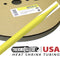 Thermosleeve HST14Y100 100' Roll Polyolefin 1/4" YELLOW 2:1 Heat Shrink Tubing