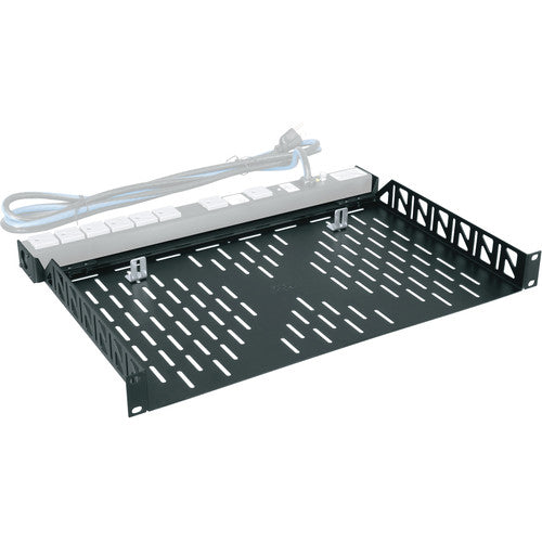 U1V Middle Atlantic 1 RU Utility Rackshelf, 10.4 Inches Deep, Vented