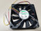 U80R12MHAB-53, Nidec UltraFlo # 80mm x 80mm x 15mm 12V DC Cooling Fan ~ 34 CFM