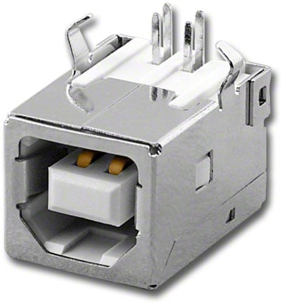 USB-PBF, Pan Pacific USB "B" FEMALE PCB