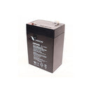 SCP645-F1, VISION / 6 Volt/4.5 Amp Hour Sealed Lead Acid Battery with 0.187 Fast-on Connector